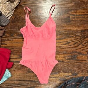 Pink Kids One Piece Swimsuit